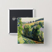 Landschaft bei Pontgibaud, c.1895 (Öl auf Button (Vorne & Hinten)