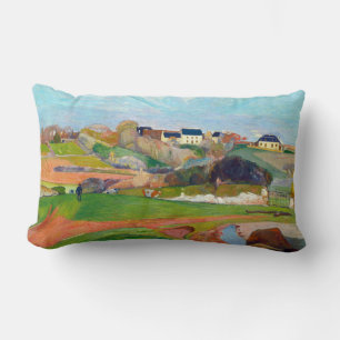 Landschaft bei Pouldu Gemälde von Paul Gauguin Lendenkissen