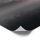 Landschaft bei Sonnenuntergang Poster (Ecke)