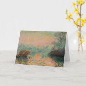 Landschaft bei Sonnenuntergang | Tadeusz Makowski Karte (Gelbe Blume)