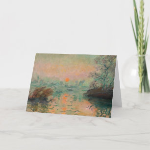Landschaft bei Sonnenuntergang   Tadeusz Makowski Karte