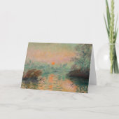 Landschaft bei Sonnenuntergang | Tadeusz Makowski Karte (Vorderseite)