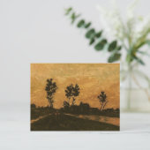 Landschaft bei Sunset, Van Gogh Fine Art Postkarte (Stehend Vorderseite)