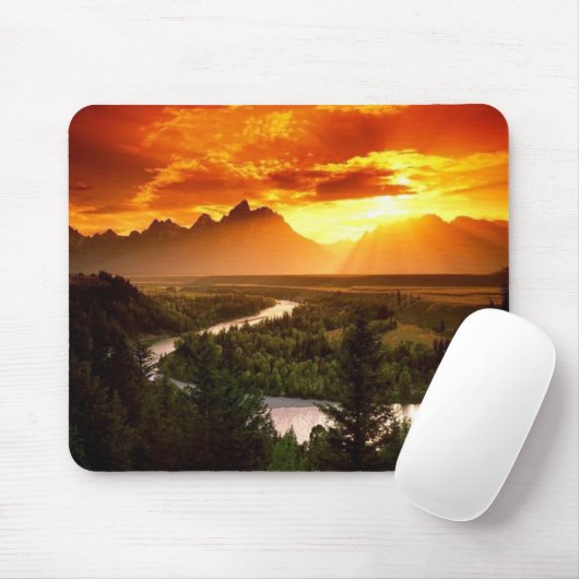 Landschaft-Berge Mousepad (Mit Mouse)