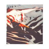 Landschaft Berge Notizblock (Vorderseite)