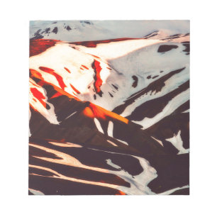 Landschaft Berge Notizblock