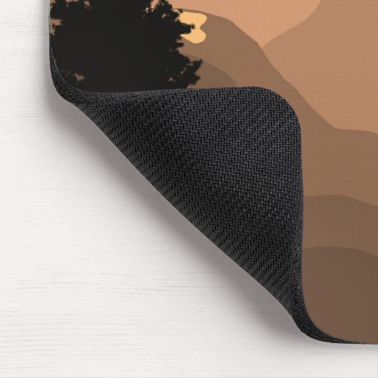 Landschaft Berglandschaft Mousepad (Ecke)