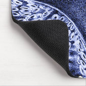 Landschaft Blauer Krake Mousepad (Ecke)