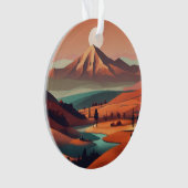 Landschaft Boho Ornament (Vorderseite)