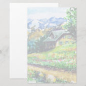 Landschaft Briefpapier (Vorne/Hinten)