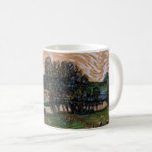 Landschaft, Brücke über Oise durch Vincent van Gog Kaffeetasse (VorderseiteRechts)