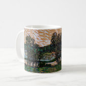 Landschaft, Brücke über Oise durch Vincent van Gog Kaffeetasse (Vorderseite Links)