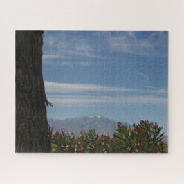 Landschaft California Berge Palm Springs Blau Puzzle