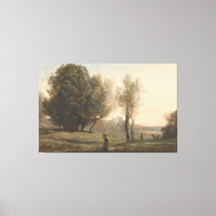 Landschaft, Camille Corot, c. 1872 Leinwanddruck
