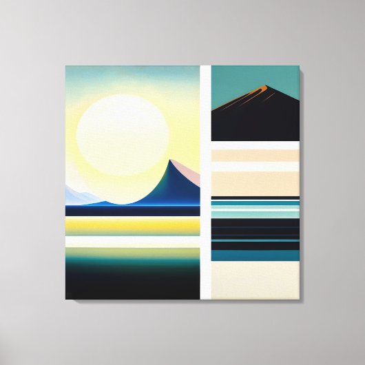 Landschaft - Canvas Print Leinwanddruck (Vorderseite)