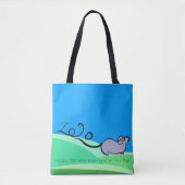 Landschaft Cartoon Mouse Chinesischer Rat Jahr 202 Tasche (Vorderseite)