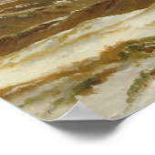 Landschaft: Caspar David Friedrich Kunstgedicht Poster (Ecke)