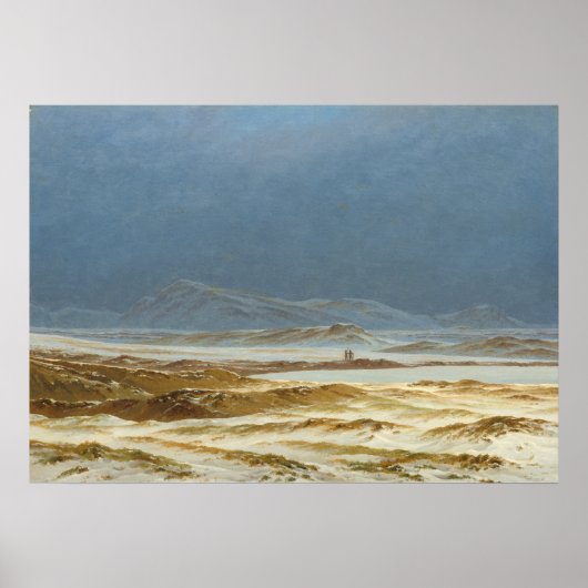 Landschaft: Caspar David Friedrich Kunstgedicht Poster (Vorne)
