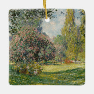 Landschaft Claude Monets : Das Parc Monceau Keramikornament