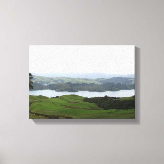 Landschaft Coromandel Halbinsel Neuseeland Leinwanddruck (Vorderseite)