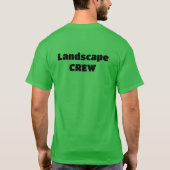 Landschaft Crew 2-seitig Unisex T - Shirt Männer (Rückseite)