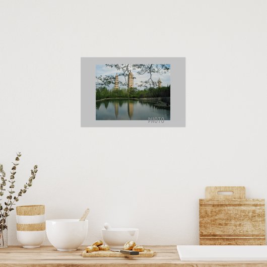 Landschaft Dali Poster (Küche)