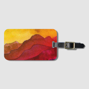 Landschaft; Darstellung der apalachischen Schönhei Gepäckanhänger