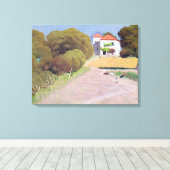 Landschaft, Das Haus mit dem Roten Dach, 1924 Leinwanddruck (Insitu (Holzboden))