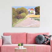 Landschaft, Das Haus mit dem Roten Dach, 1924 Leinwanddruck (Insitu (Wohnzimmer))