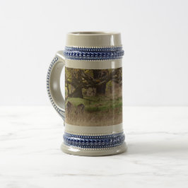 Landschaft & Deers Gray /Blue 22 oz Stein Bierglas