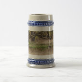 Landschaft & Deers Gray /Blue 22 oz Stein Bierglas (Mittel)