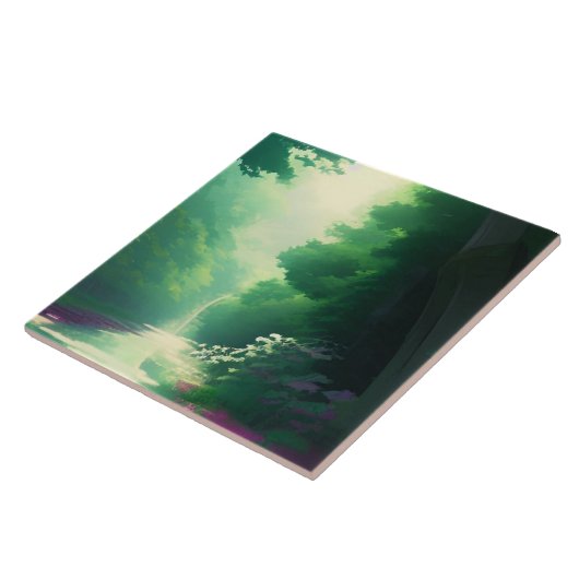 Landschaft dekorativ fliese (Seite)