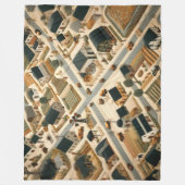 Landschaft der Abstrakten Landschaft Fleecedecke (Vorderseite)