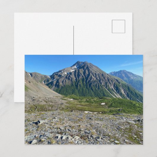 Landschaft der Berge Postkarte (Vorne/Hinten)