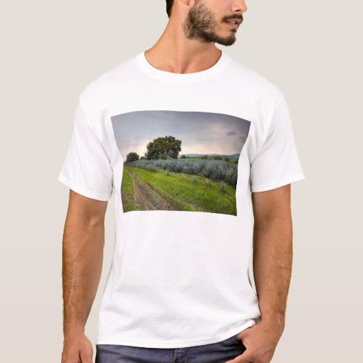 Landschaft der blauen Agave T-Shirt (Vorderseite)