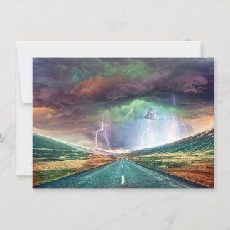 Landschaft der Blitze