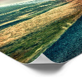 Landschaft der Blitze Poster (Ecke)
