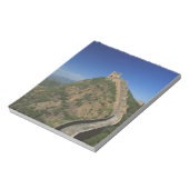 Landschaft der Chinesischen Mauer, China Notizblock (Rotiert)