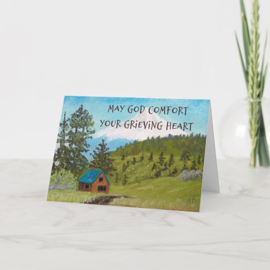 Landschaft der christlichen Sympathiekarte 1 Karte (Vorderseite)