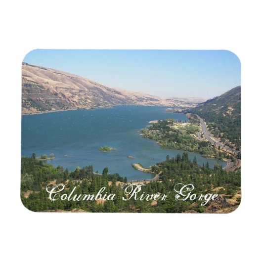 Landschaft der Columbia River Gorge Magnet (Horizontal)