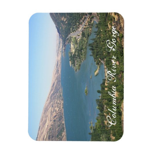 Landschaft der Columbia River Gorge Magnet (Vertikal)