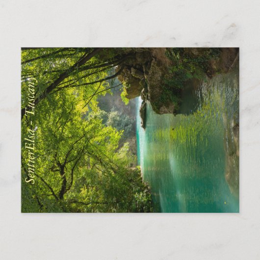 Landschaft der Elsa, Toskana Postkarte (Vorderseite)