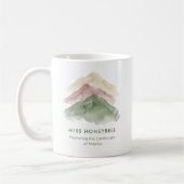 Landschaft der Forschung - Lehrer Danke Kaffeetasse (Links)