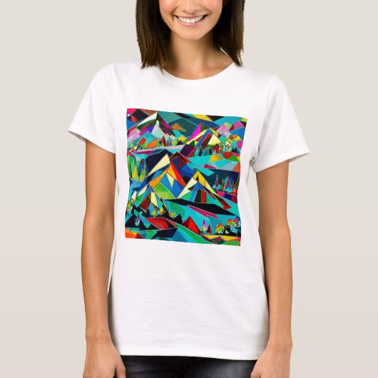 Landschaft der Gipfel T-Shirt (Vorderseite)