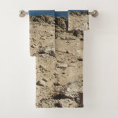 Landschaft der griechischen Inseln im Mittelmeer Badhandtuch Set (Insitu)