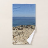 Landschaft der griechischen Inseln im Mittelmeer Badhandtuch Set (Handtuch)