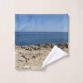 Landschaft der griechischen Inseln im Mittelmeer Badhandtuch Set (Waschlappen)