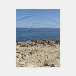 Landschaft der griechischen Inseln im Mittelmeer Fleecedecke