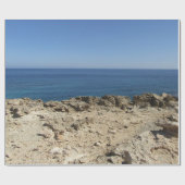 Landschaft der griechischen Inseln im Mittelmeer Geschenkpapier (Flach)