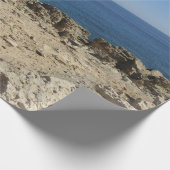 Landschaft der griechischen Inseln im Mittelmeer Geschenkpapier (Ecke)